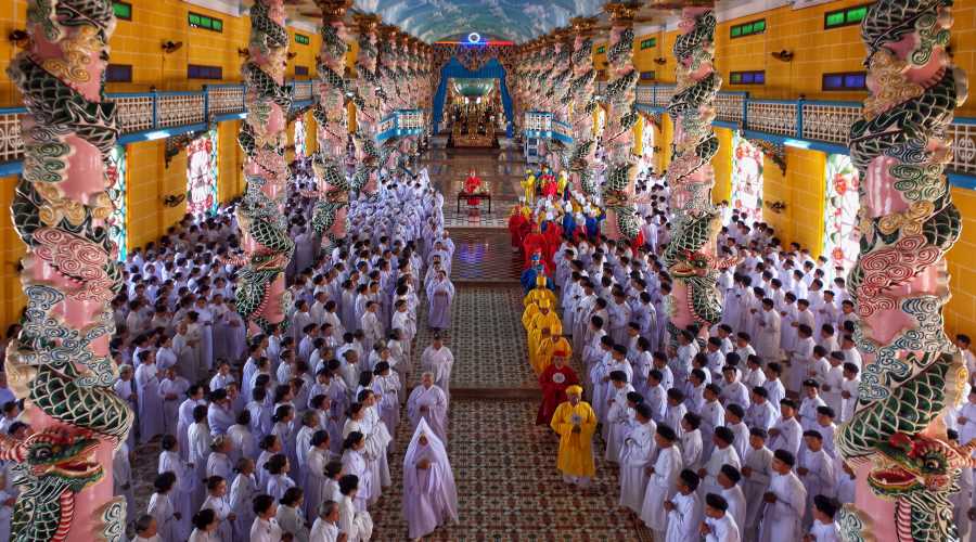 Ceremony Of The Supreme Being At Cao Dai Holy See
